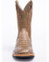 Cody James Little Boys' Gator Print Western Boots - Broad Square Toe, Brown, hi-res