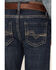 Image #4 - Cody James Boys' Maverick Dark Wash Stretch Straight Jeans, Blue, hi-res