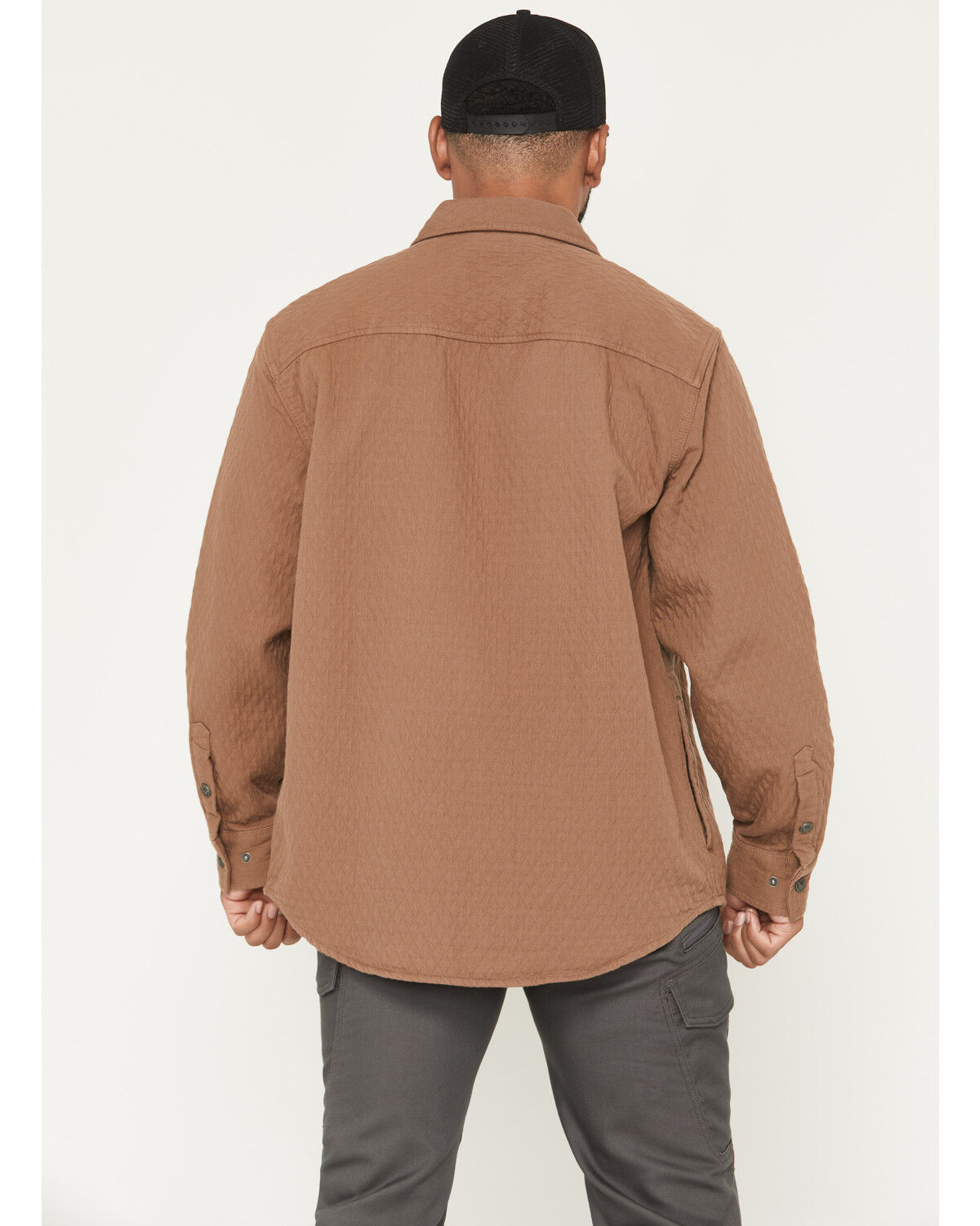 Image #4 - Thorogood Men's Rugged Ridge Snap Shirt Jacket, Khaki, hi-res