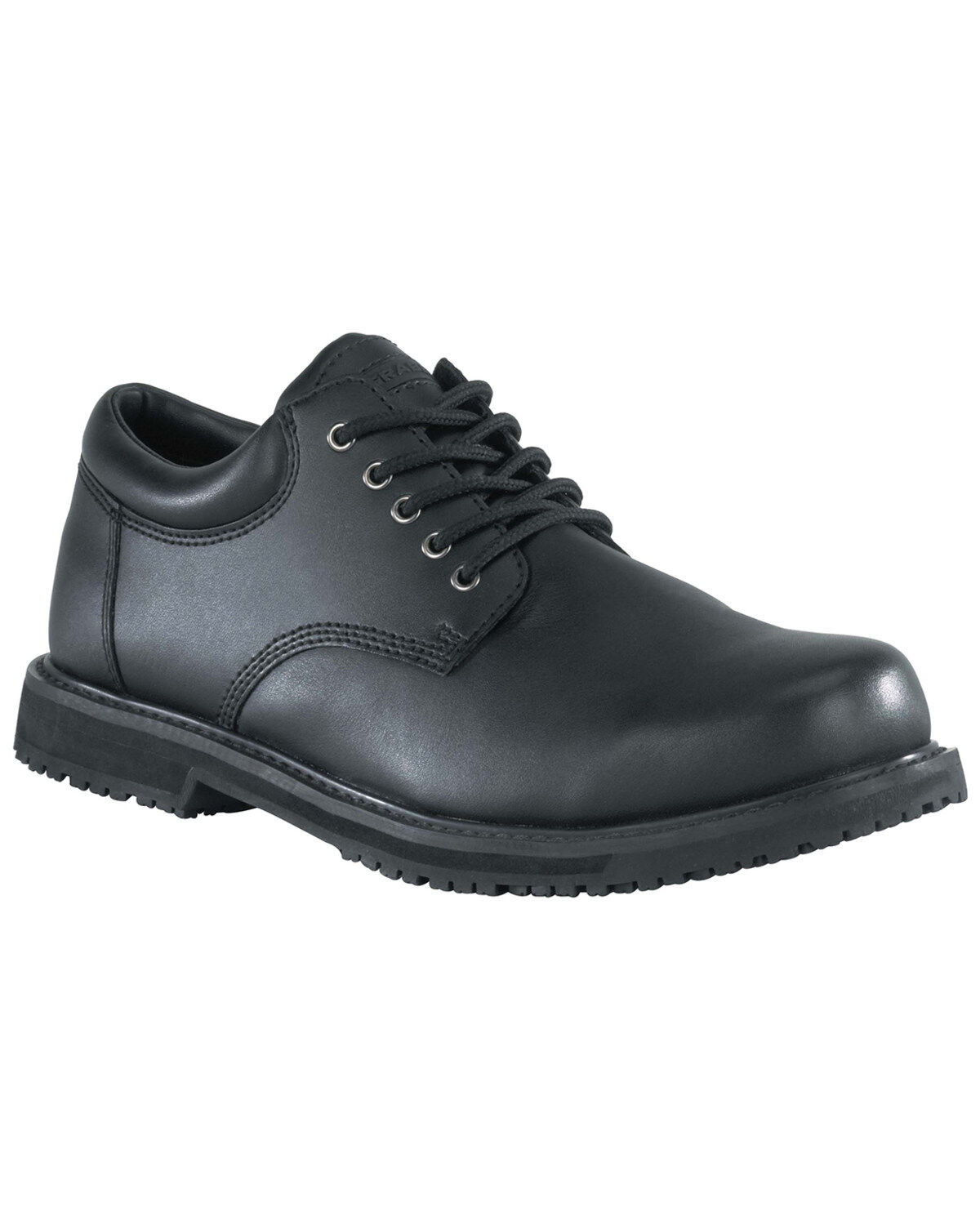 women's black oxford work shoes