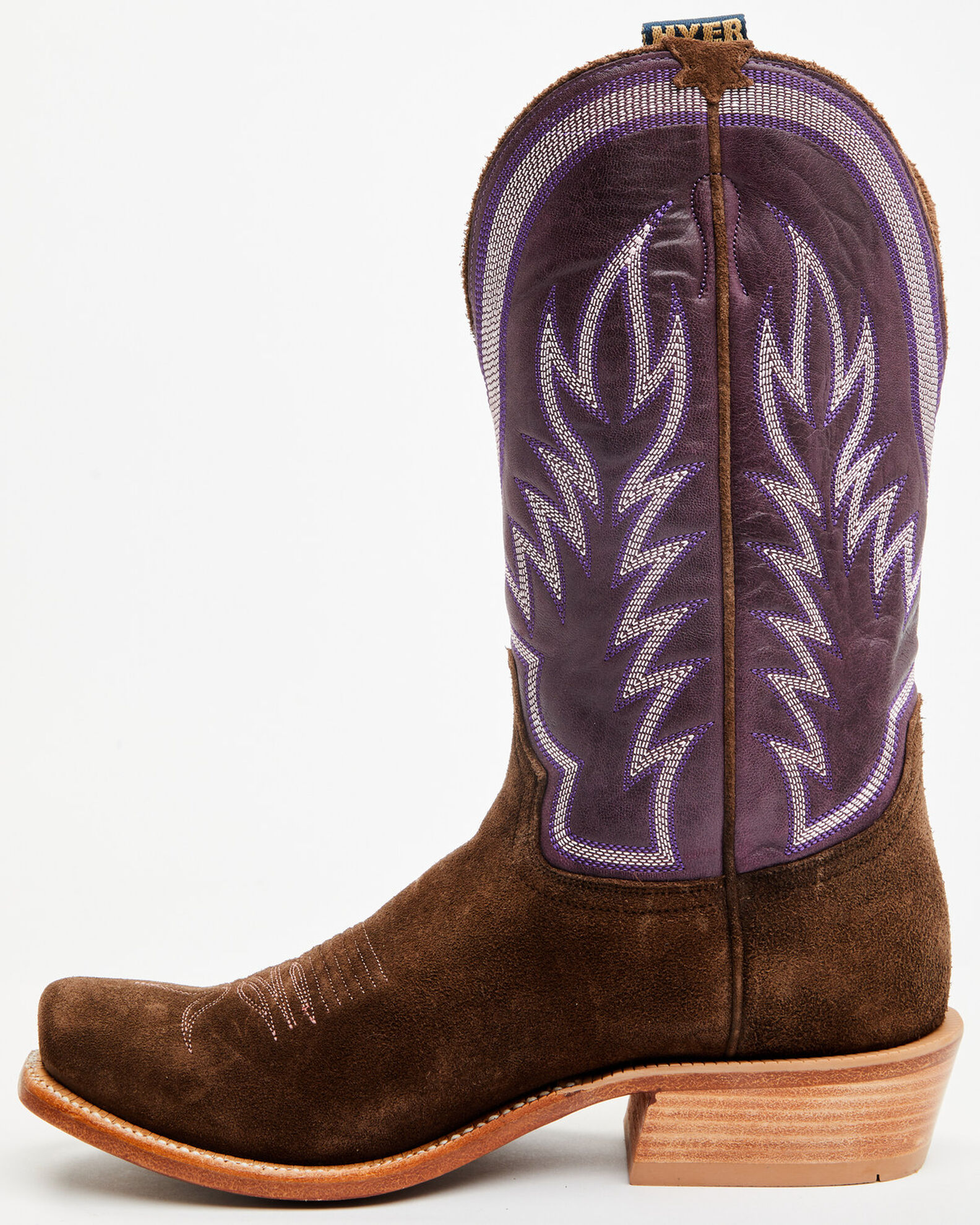 Hyer Men's Culver Roughout Western Boots Square Toe