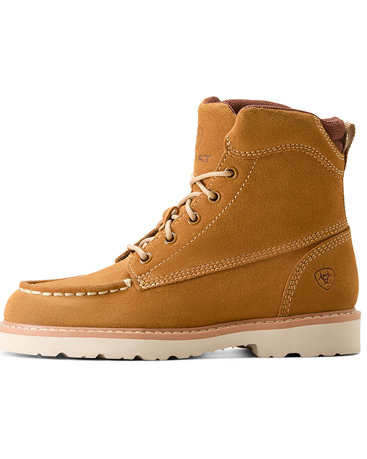 Ariat Boys' Rebar Lift Suede Boots - Moc Toe
