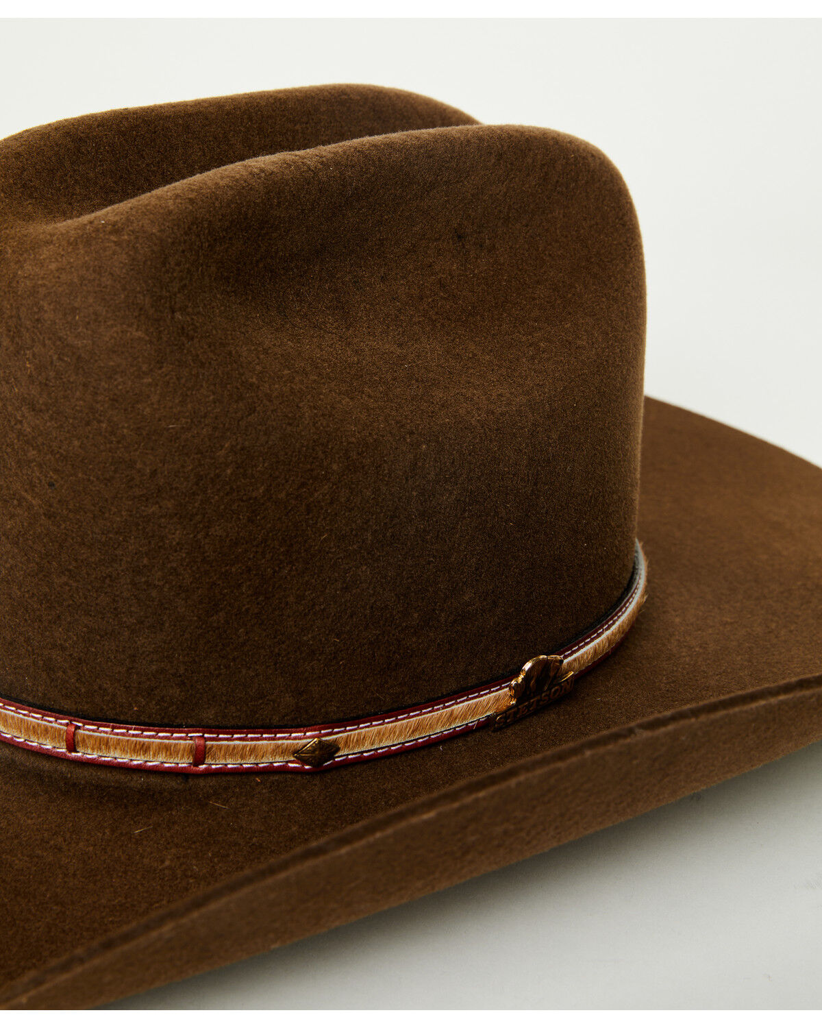 Image #4 - Stetson Powder River 4X Buffalo Fur Felt Hat, Mink, hi-res