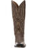 Image #3 - Lucchese Women's Marcella Western Boots - Snip Toe, Brown, hi-res