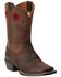 Image #1 - Ariat Boys' Rough Stock Western Boots - Square Toe, , hi-res