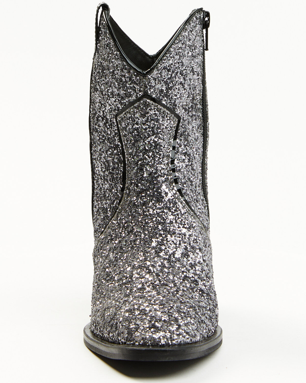 Image #4 - Idyllwind Women's Stop and Stare Western Booties - Round Toe, Silver, hi-res