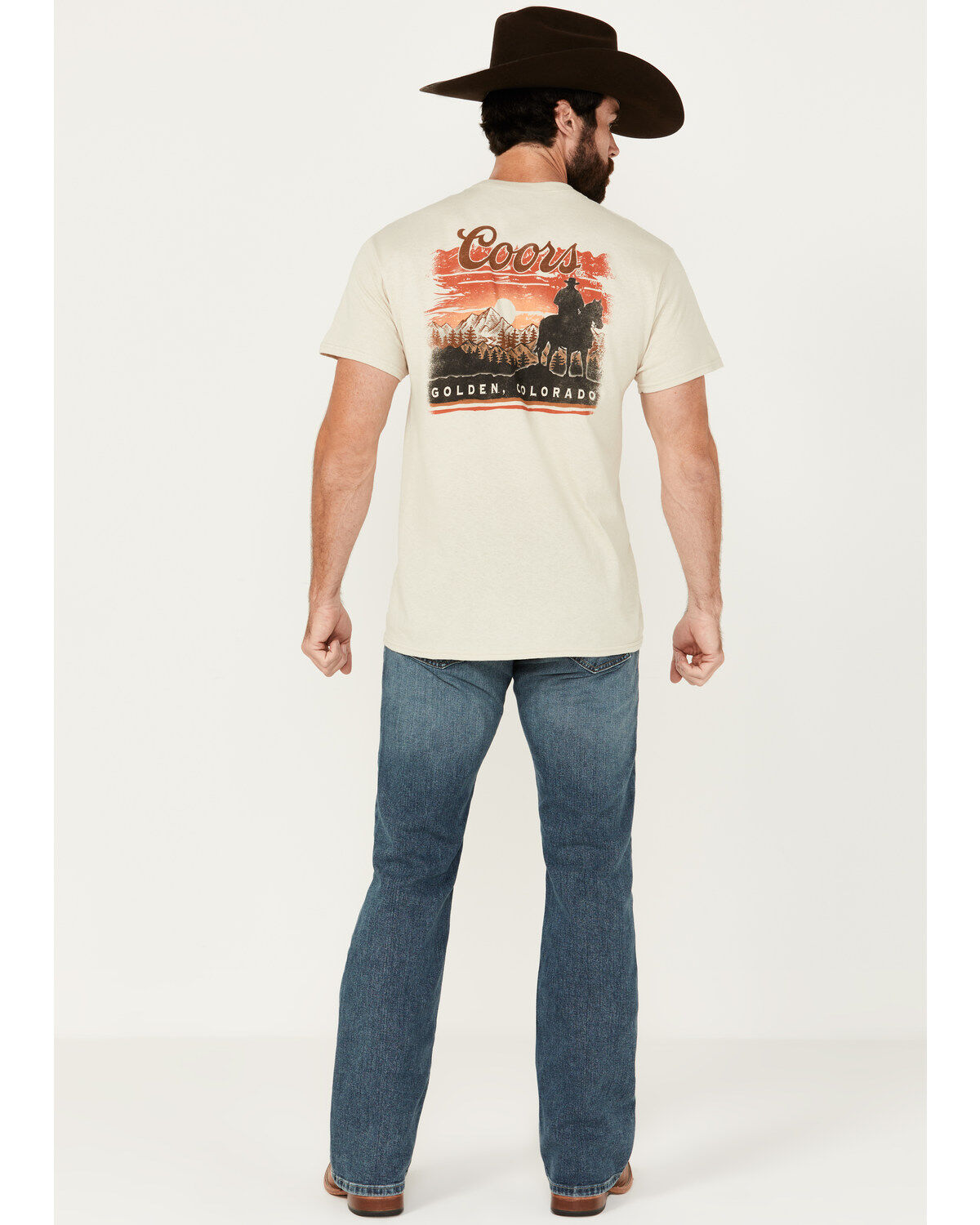 Image #4 - Ariat Men's Low Rise M7 Legacy Stretch Drifter Slim Fit Stretch Bootcut Jeans, , hi-res
