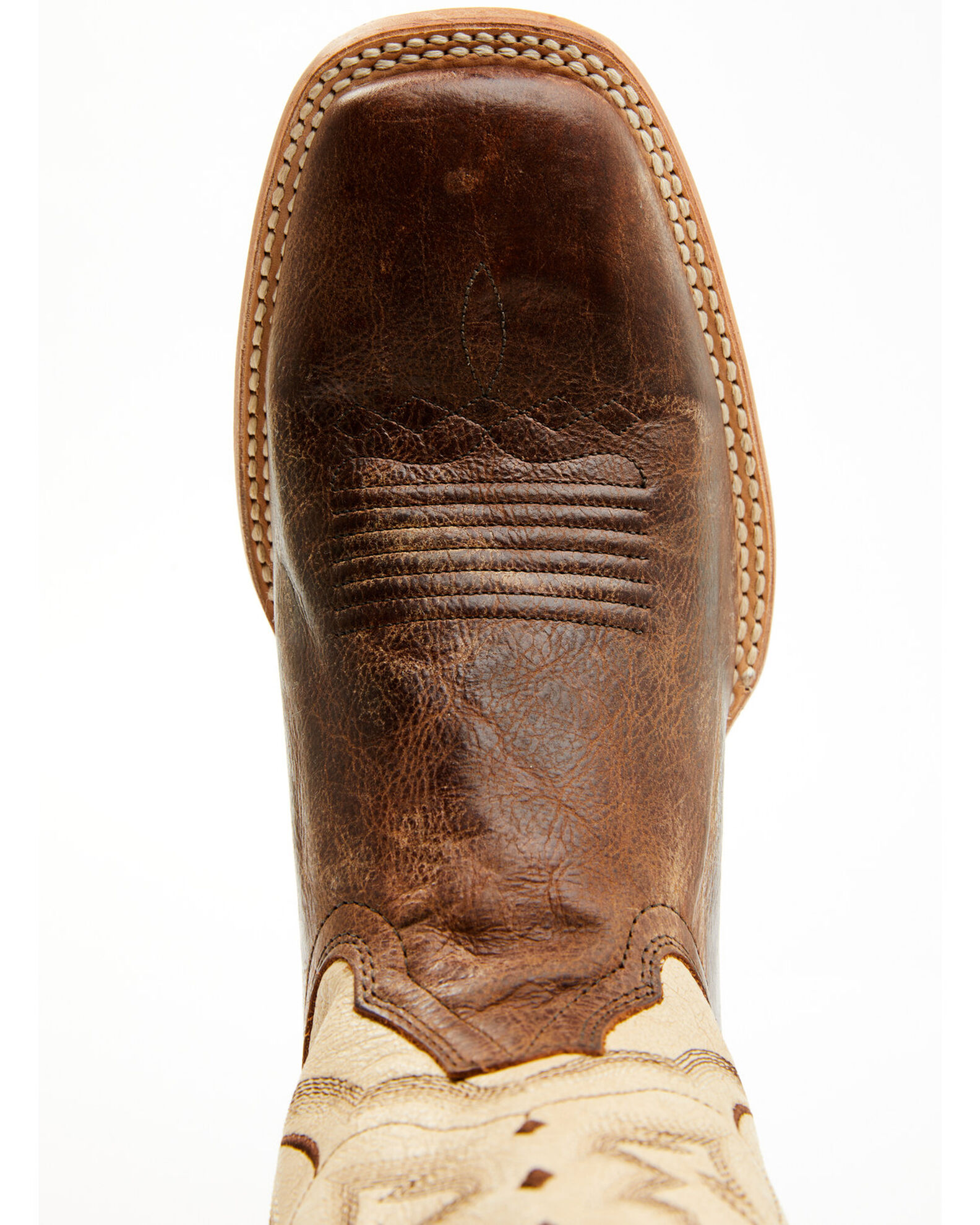 Cody James Men's Bone Python Exotic Western Boot - Broad Square Toe