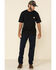 Image #1 - Carhartt Men's FR Rugged Flex Relaxed Canvas Cargo Work Pants, Navy, hi-res