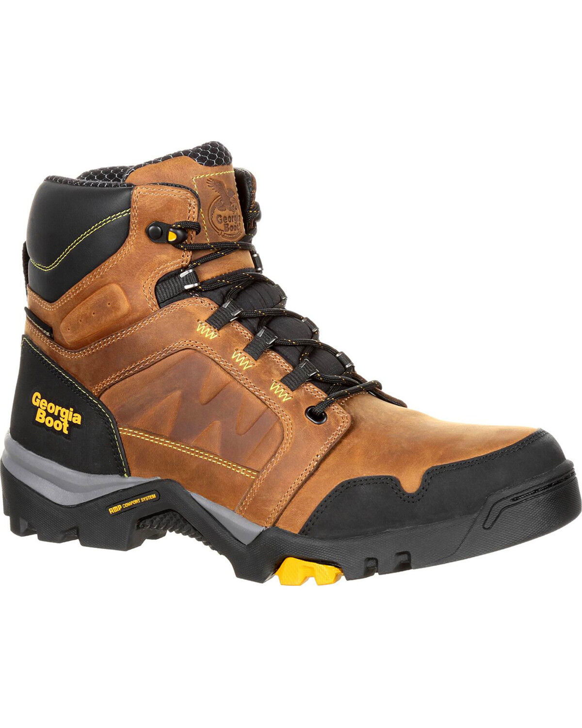Image #1 - Georgia Boot Men's Amplitude Waterproof Work Boot, Brown, hi-res