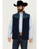 Image #1 - RANK 45® Men's Ranbull Softshell Vest, Medium Blue, hi-res