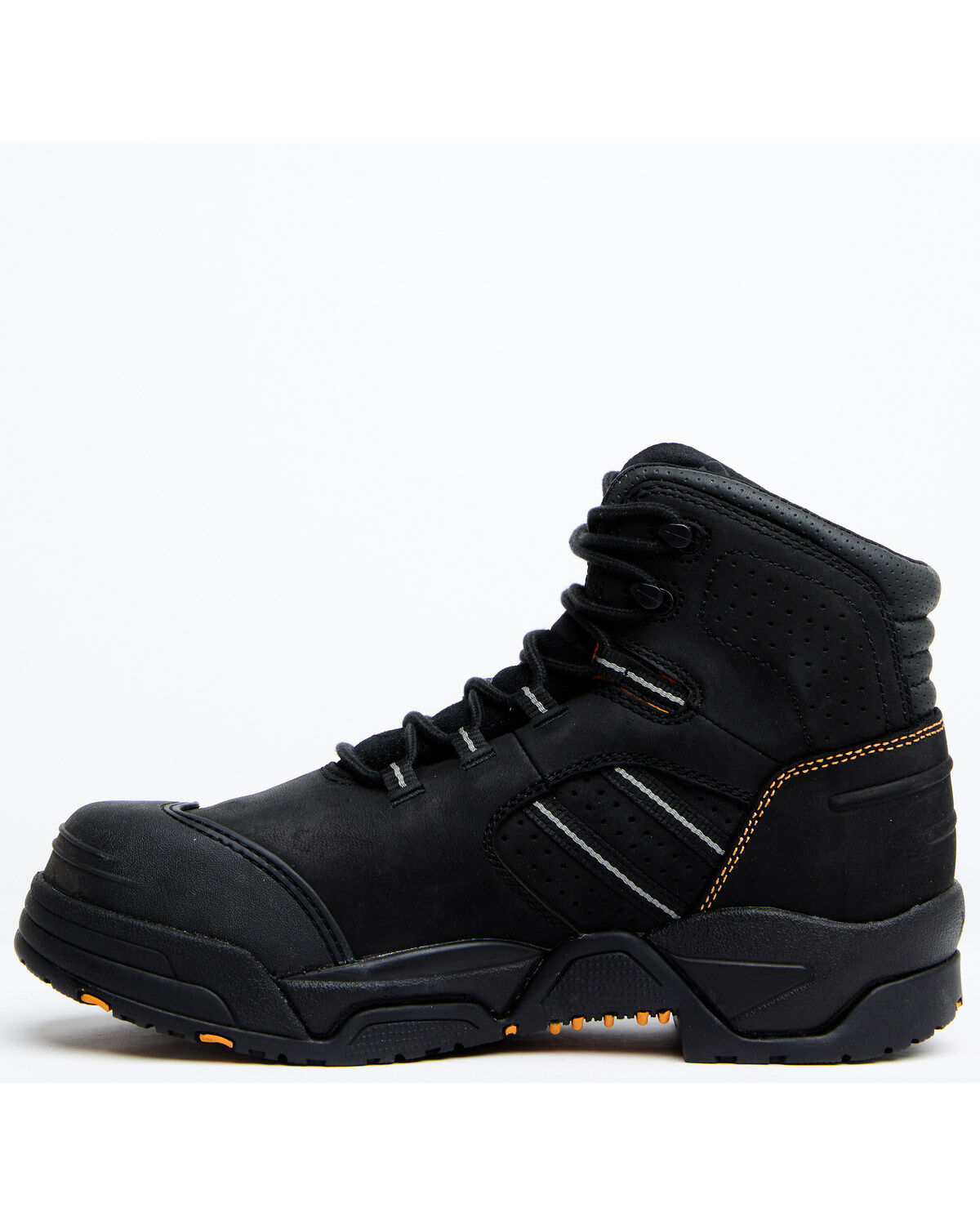Image #3 - Hawx Men's Enforcer Lacer Work Boots - Nano Composite Toe, Black, hi-res
