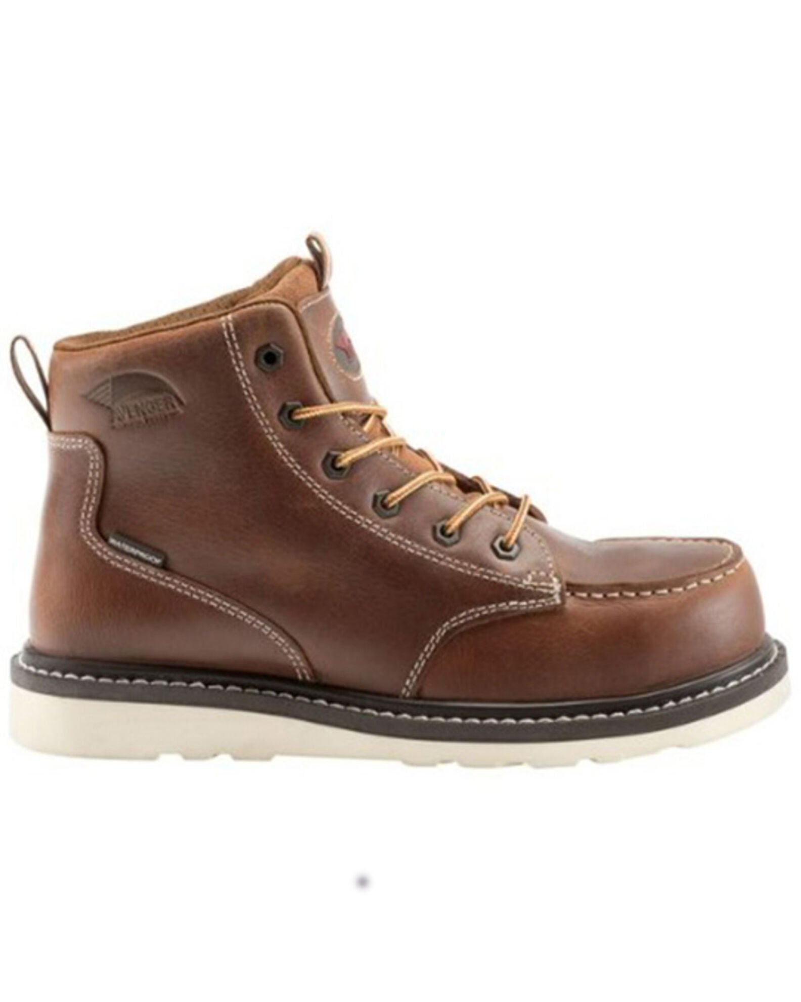 Product Name Avenger Men's Wedge Mid 6" LaceUp Waterproof Work Boots