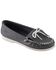 Women's Minnetonka Kilty Whipstitched Moccasins, Navy, hi-res