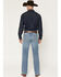 Image #3 - Ariat Men's M5 Logan Medium Wash Straight Stretch Denim Jeans, Medium Wash, hi-res
