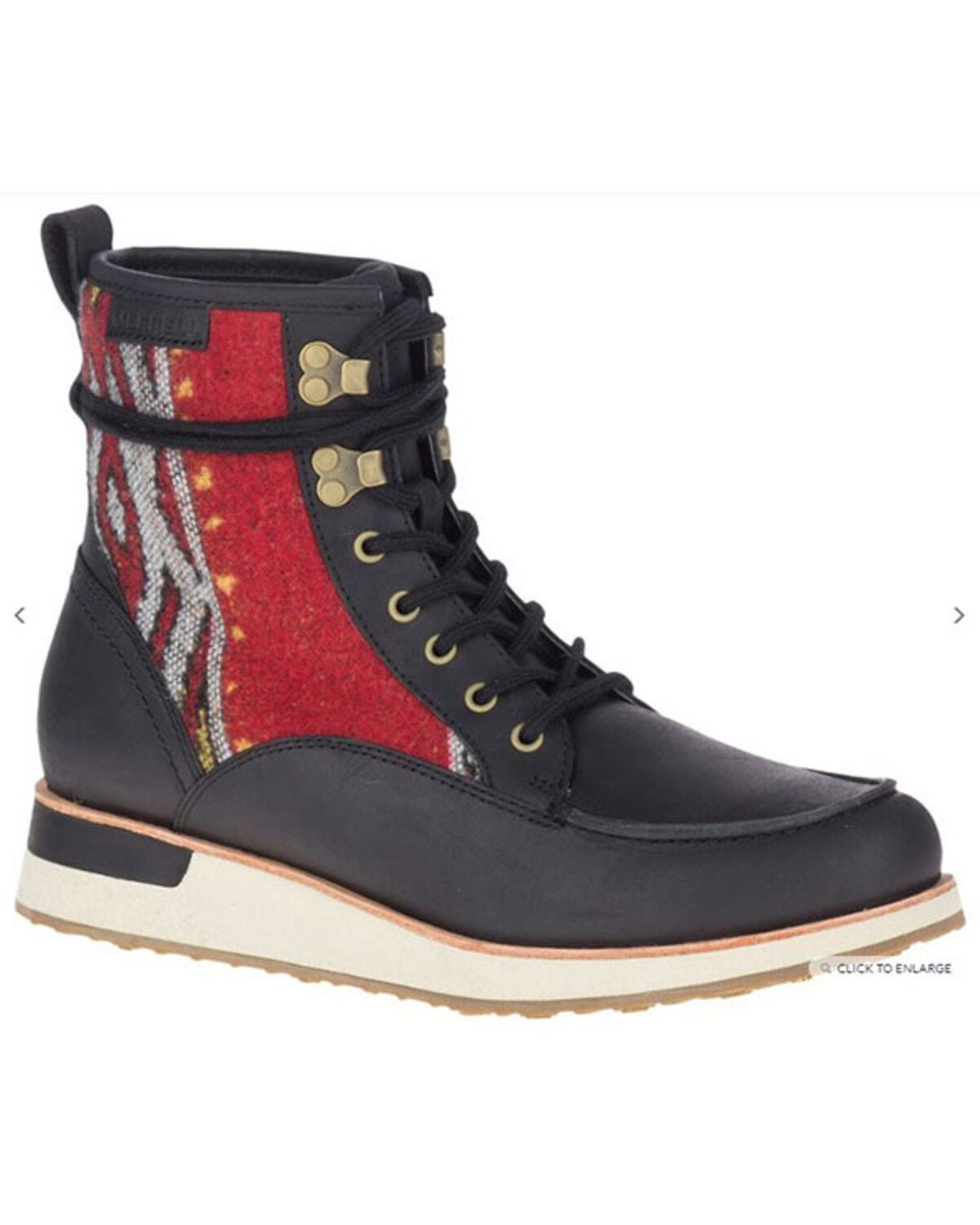 Merrell Women's Roam Lace-Up Boots - Moc Toe, Black, hi-res