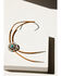 Image #1 - Broken Arrow Jewelry Women's Flower Bolo Tie, Silver, hi-res