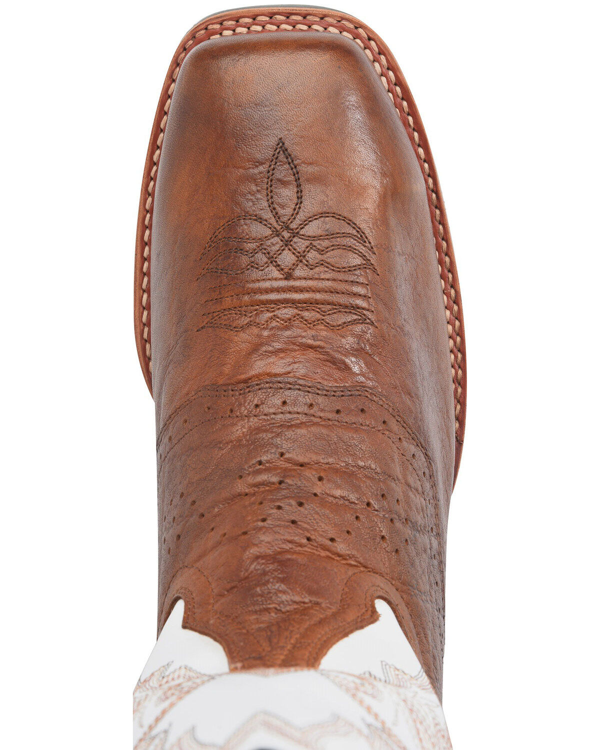 Image #5 - Double H Men's Marty Western Work Boots - Steel Toe, , hi-res