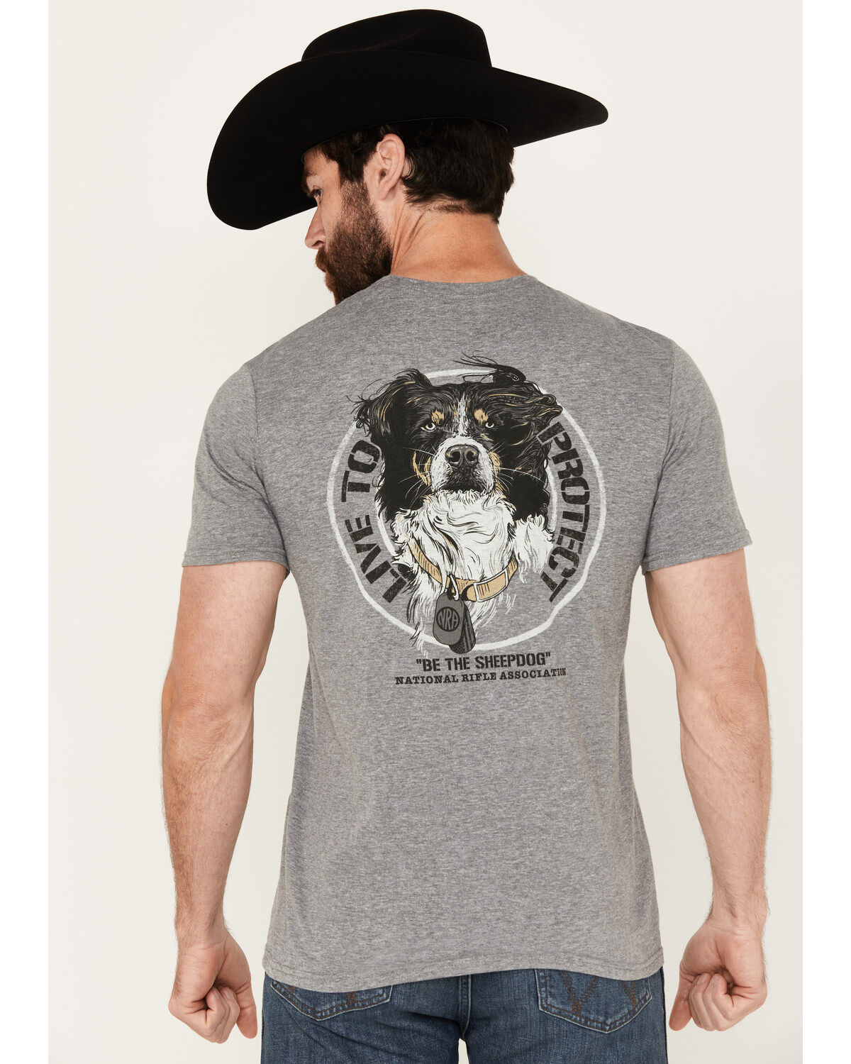 Image #4 - NRA Men's Live To Protect Short Sleeve Graphic T-Shirt, , hi-res