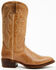 Image #2 - Dan Post Men's Orville Western Performance Boots - Medium Toe, Honey, hi-res