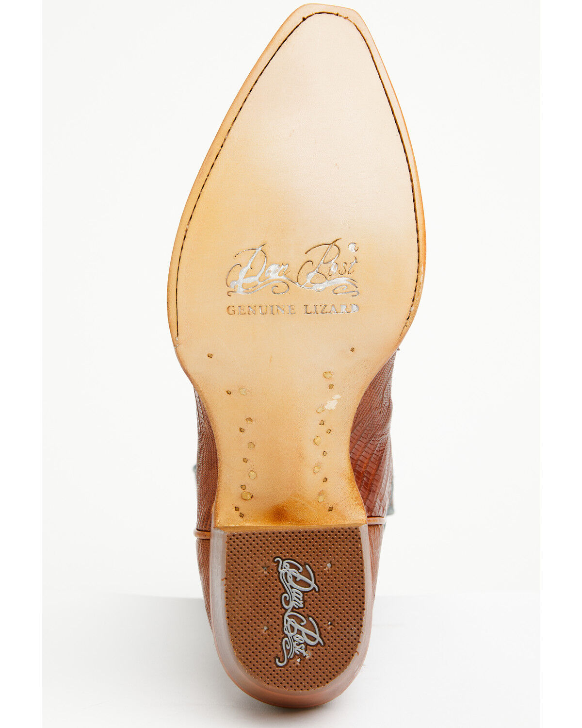 Image #7 - Dan Post Women's Exotic Teju Lizard Western Boots - Snip Toe, Tan, hi-res