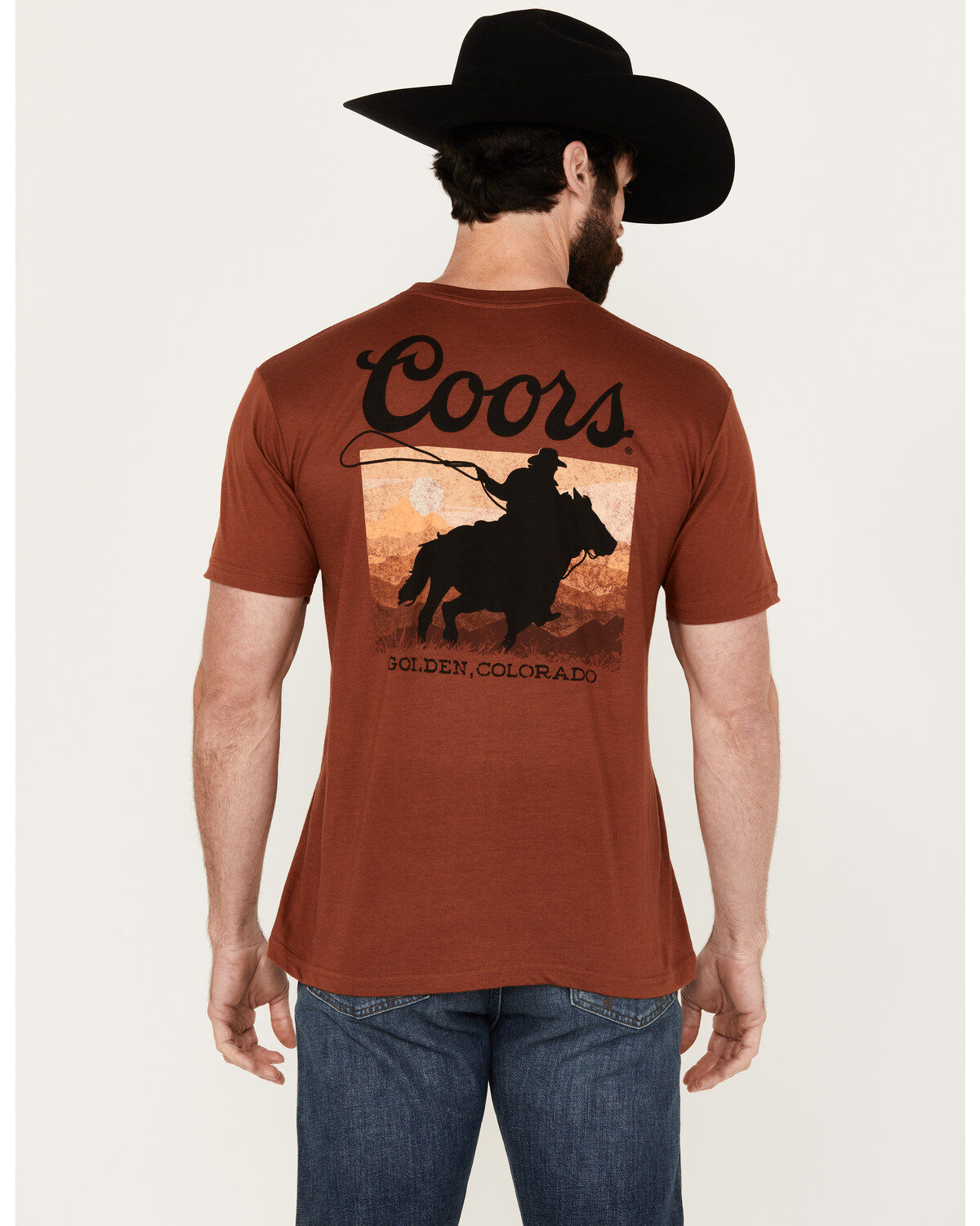 Image #4 - Coors Men's Logo Short Sleeve Graphic T-Shirt, Russett, hi-res