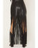 Image #5 - Idyllwind Women's Payson Faux Leather Fringe Midi Skirt, Black, hi-res