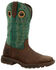 Image #1 - Rocky Women's Legacy 32 Western Boots - Square Toe, Green/brown, hi-res