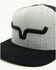 Image #2 - Kimes Ranch Men's Super Charged Ball Cap, Heather Grey, hi-res