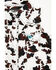 Image #2 - Cowgirl Hardware Toddler Girls' Cow Print Sleeveless Snap Western Shirt, White, hi-res