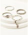 Image #1 - Shyanne Women's Gemma Stretch Bracelet Set - 4 Piece, Silver, hi-res