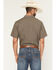 Image #4 - Gibson Trading Co Men's Evolve Floral Striped Short Sleeve Snap Western Shirt - Tall, Navy, hi-res