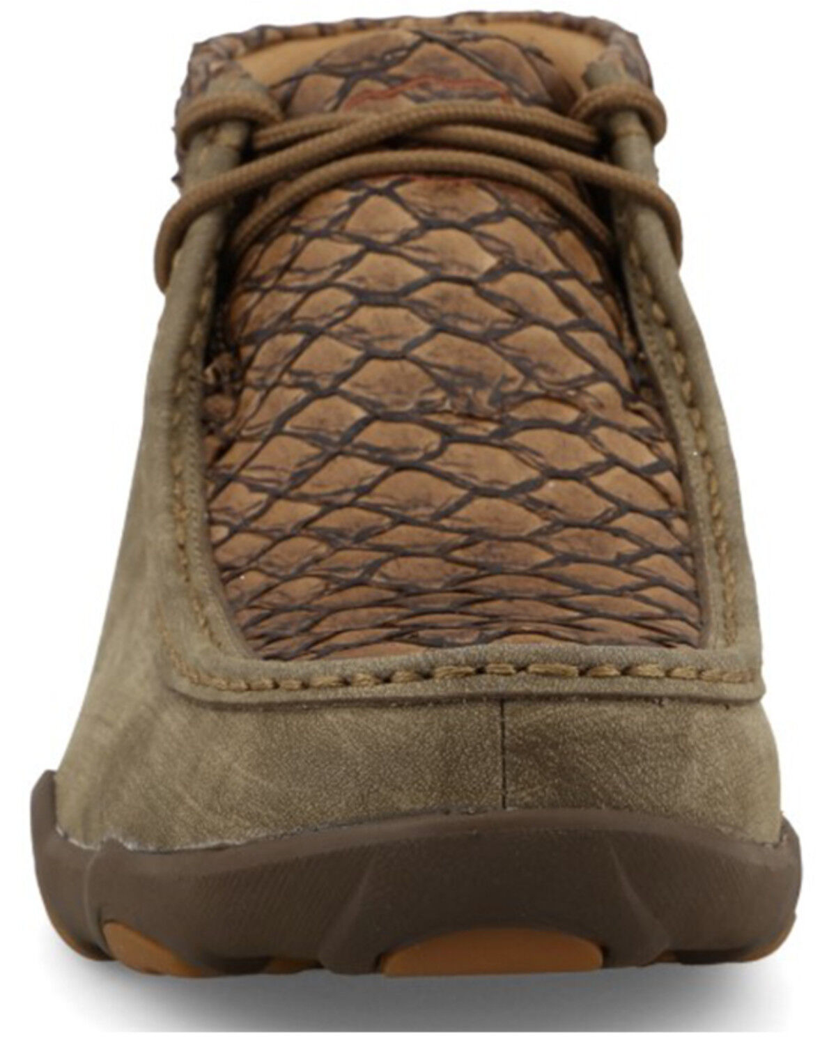 Image #4 - Twisted X Men's Exotic Seabass Chukka UltraLite X™ Driving Shoes - Moc Toe, Tan, hi-res