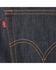 Image #5 - Levi's Men's 501 Original Shrink-to-Fit Regular Straight Leg Jeans, Indigo, hi-res