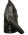 Image #2 - Milwaukee Leather Men's Classic Police Style M/C Jacket , Black, hi-res
