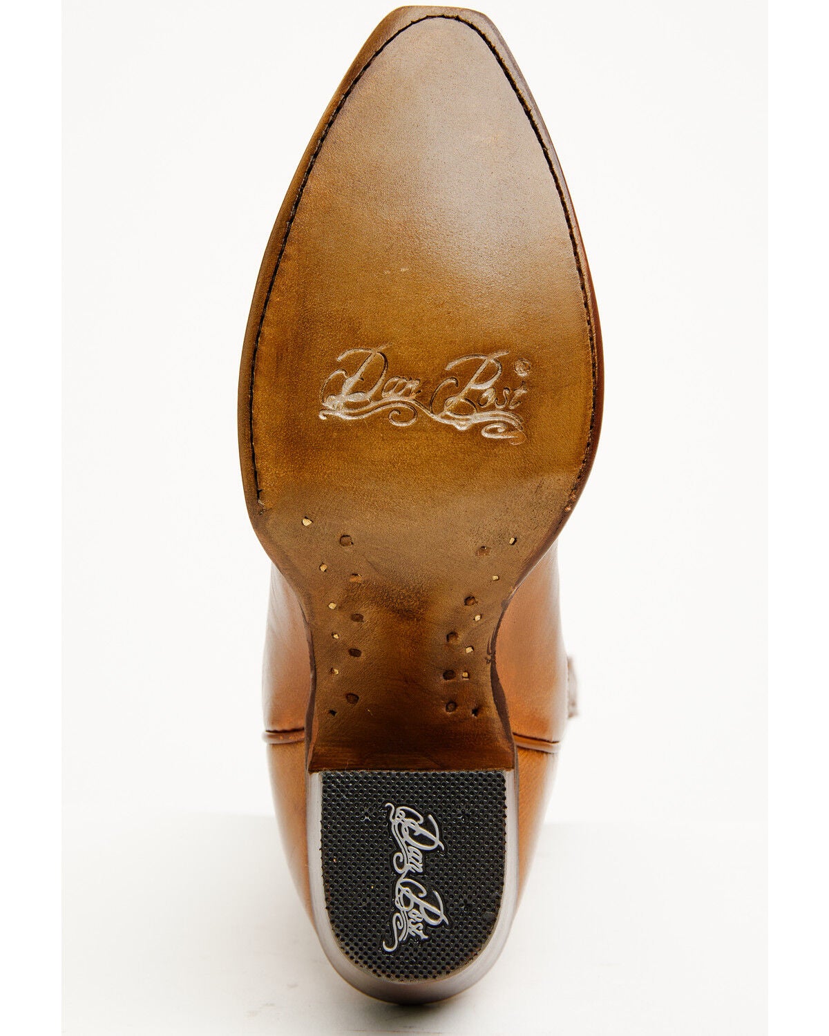 Image #7 - Dan Post Women's Marsala Whiskey Inlay Tall Western Boots - Snip Toe, Brown, hi-res