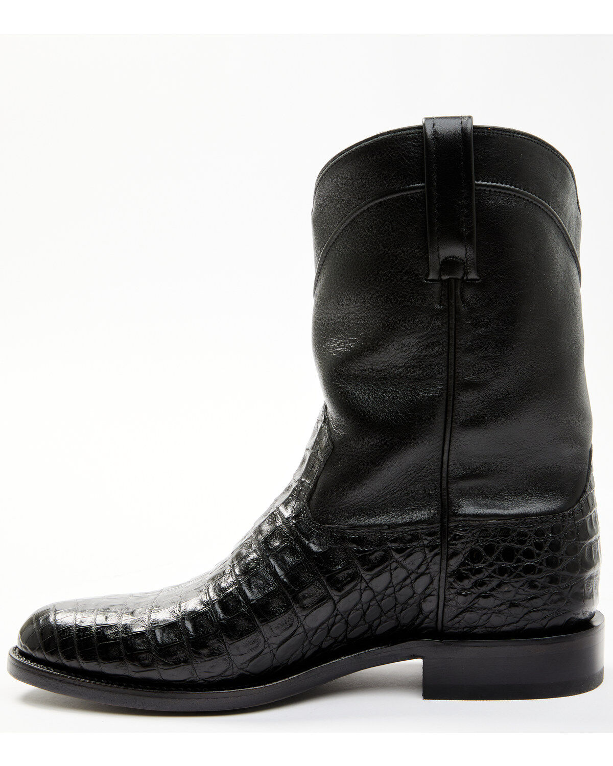 Image #5 - Cody James Black 1978® Men's Carmen Exotic Caiman Belly Roper Boots - Round Toe, Black, hi-res