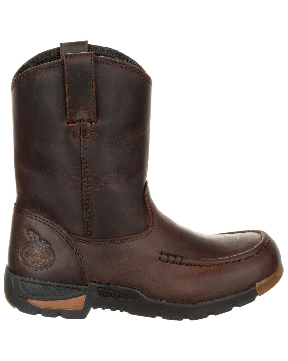 Image #2 - Georgia Boot Girls' 7" Athens Boots - Moc Toe, , hi-res