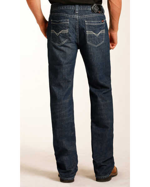 Image #1 - Rock & Roll Denim Men's FR Double Barrel Relaxed Fit Bootcut Jeans, , hi-res