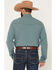 Image #4 - Ferrell Men's Tek Solid Short Sleeve Pearl Snap Stretch Performance Western Shirt, Blue, hi-res