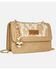 Image #2 - Wrangler X Boot Barn Women's Cow Print Shoulder Bag with Charm, Tan, hi-res