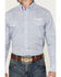 Image #3 - Wrangler Men's Logo Geo Print Long Sleeve Button-Down Western Shirt, Light Blue, hi-res