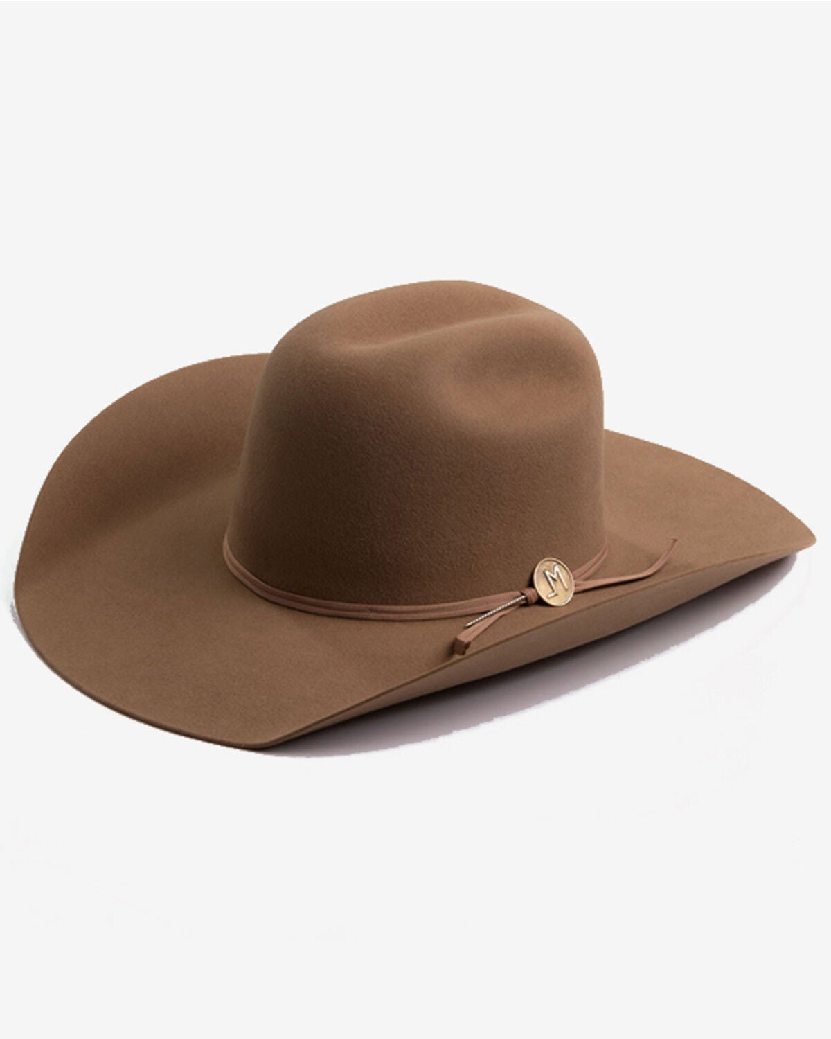 Larry Mahan Elko 5X Felt Cowboy Hat, Fawn, hi-res