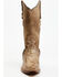 Image #4 - Dan Post Women's Faux Python Tall Western Boots - Snip Toe, Honey, hi-res