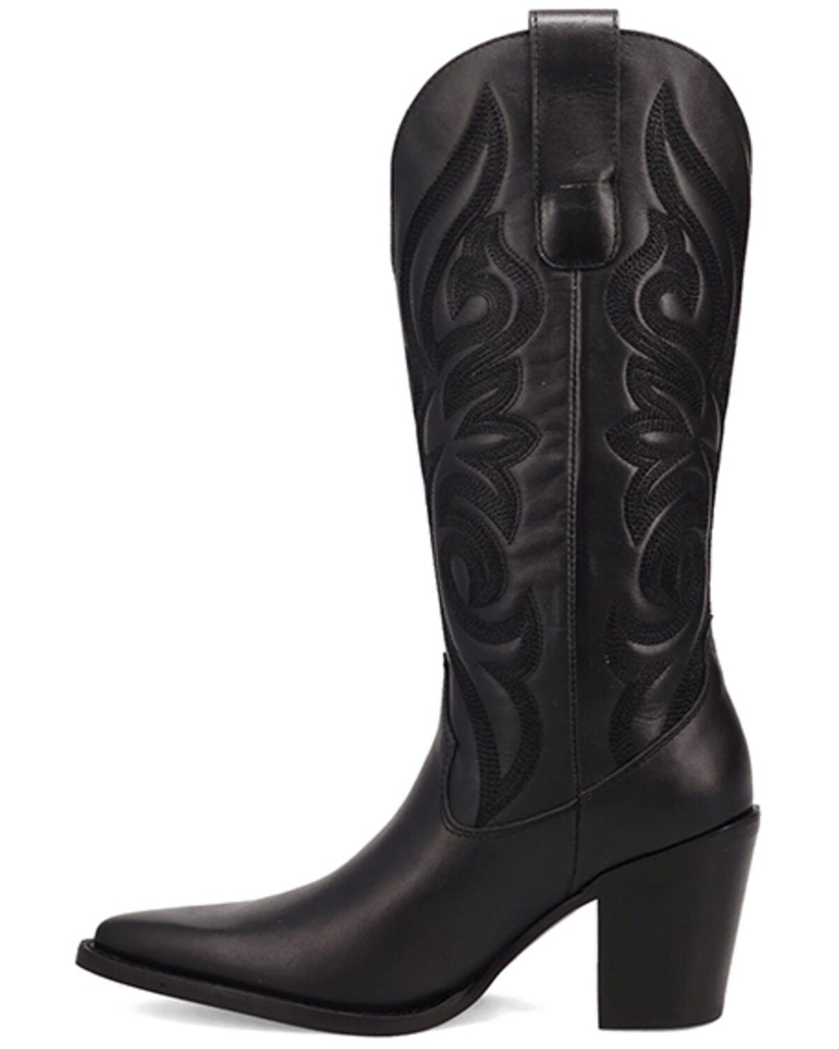 Image #4 - Dingo Women's Hensley Tall Western Boots - Round Toe, Black, hi-res