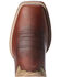 Image #4 - Ariat Men's Valor Western Performance Boots - Broad Square Toe, Brown, hi-res