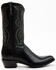 Image #2 - Lucchese Men's Cowhide Western Boots - Round Toe, Black, hi-res