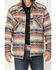 Image #3 - Rock & Roll Denim Men's Southwestern Zip-Up Shirt Jacket, Tan, hi-res