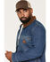 Image #2 - Carhartt Men's Denim Detroit Jacket, Blue, hi-res