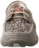 Image #5 - Twisted X Women's Tooled Boat Shoes - Moc Toe, Grey, hi-res